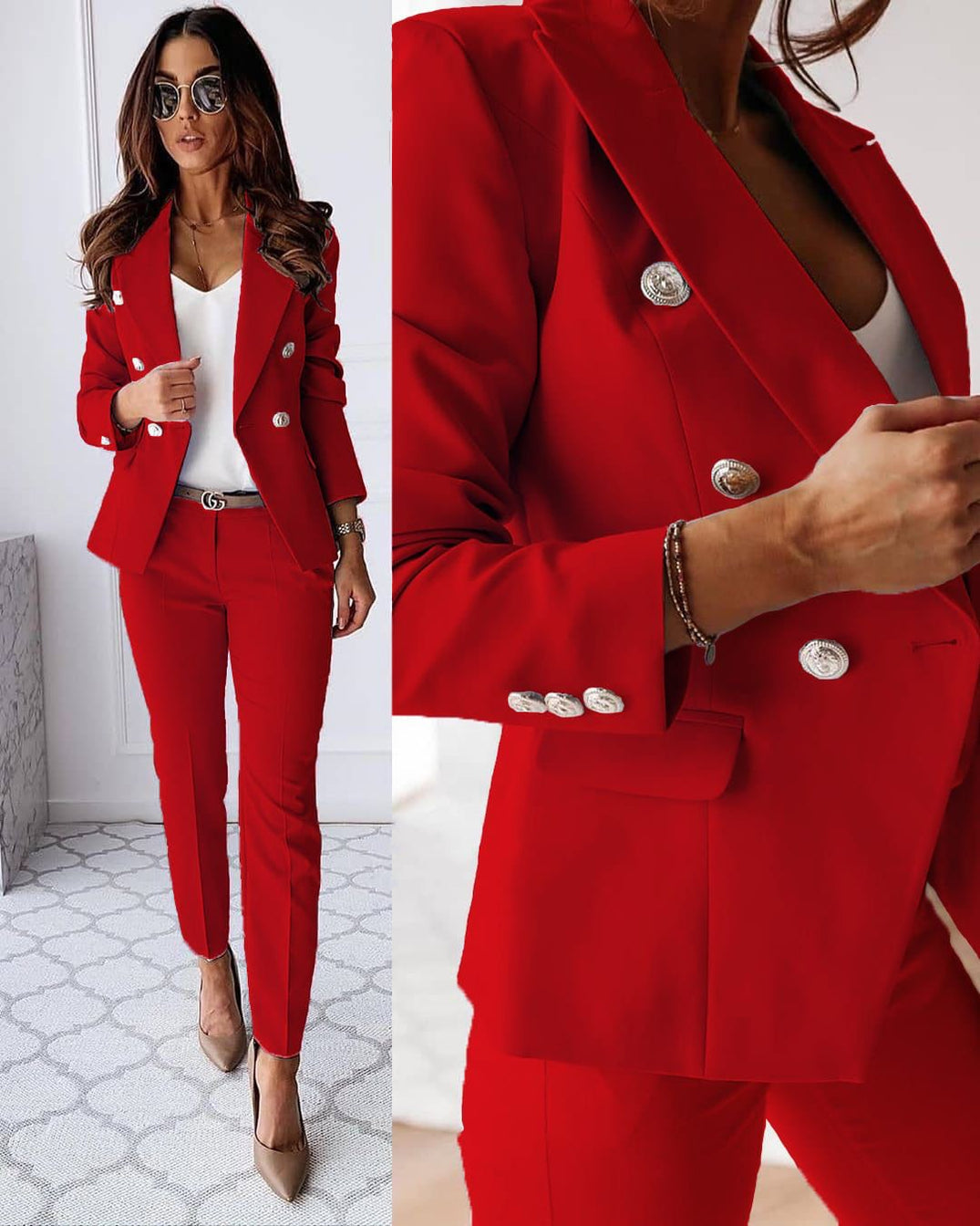 Avelena: Blazer élégant pour femme (veste seulement)