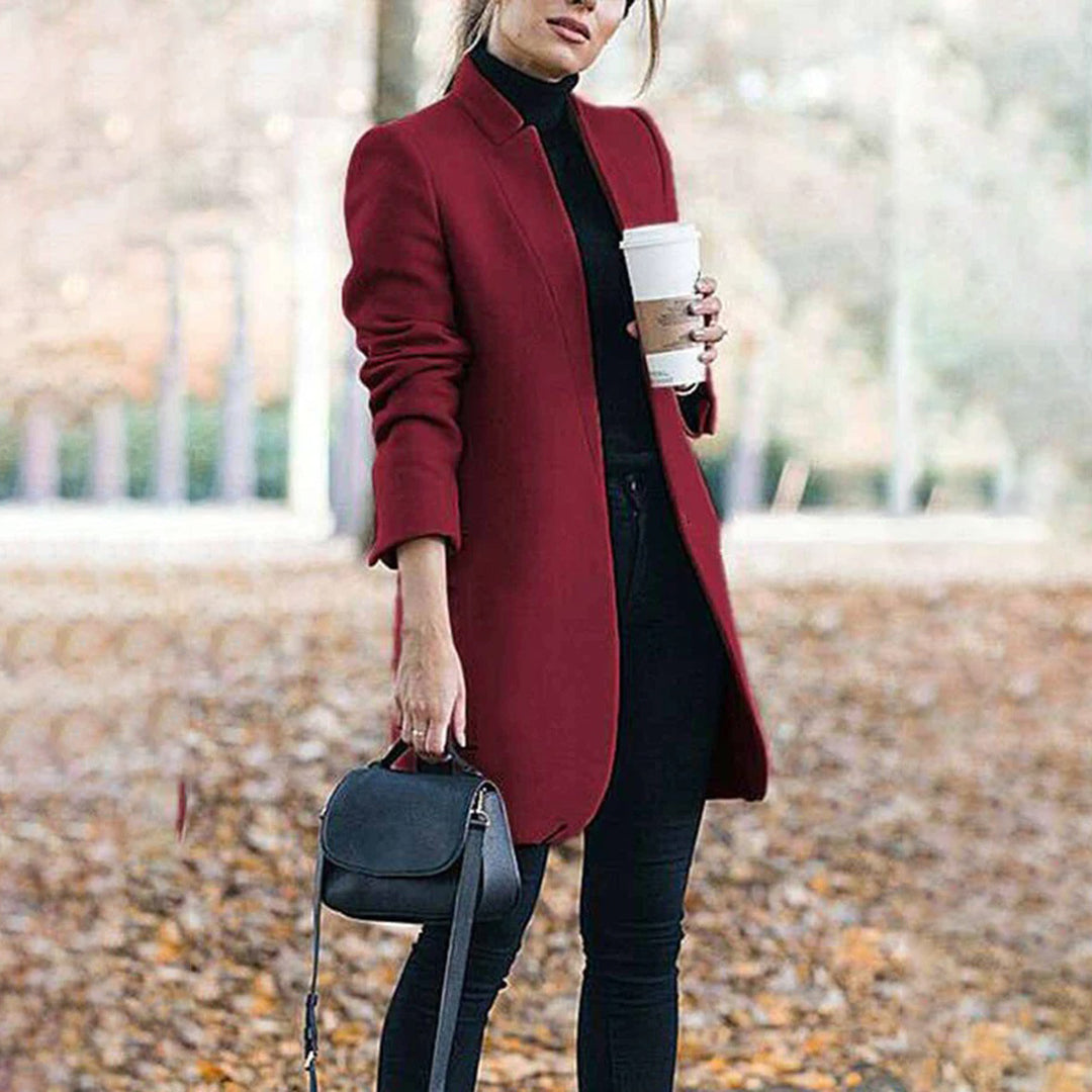 Berg-Feldt | Trenchcoat mit Geradem Schnitt für Damen - Offene Vorderseite