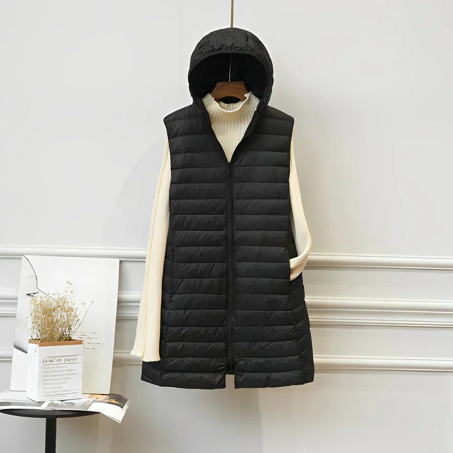Berg-Feldt | Élégance sans manches Manteau long sans manches
