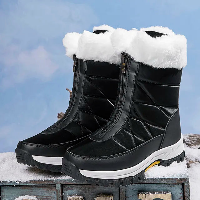 Berg-Feldt | Reißverschluss Rutschfeste Baumwollstiefel