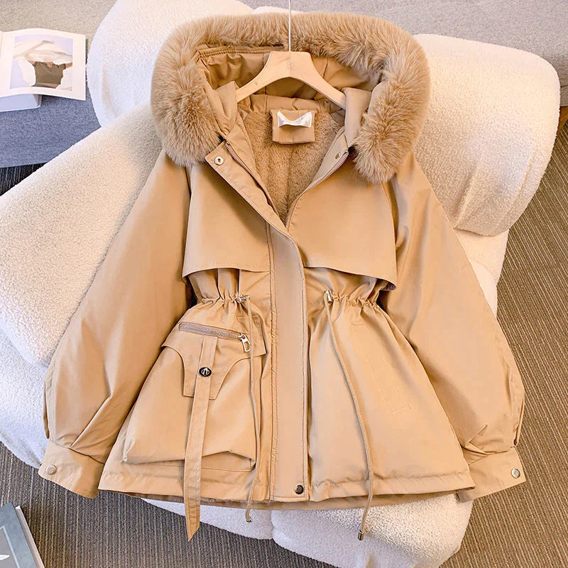 Berg-Feldt | Eleganter Wintermantel mit Pelzkragen