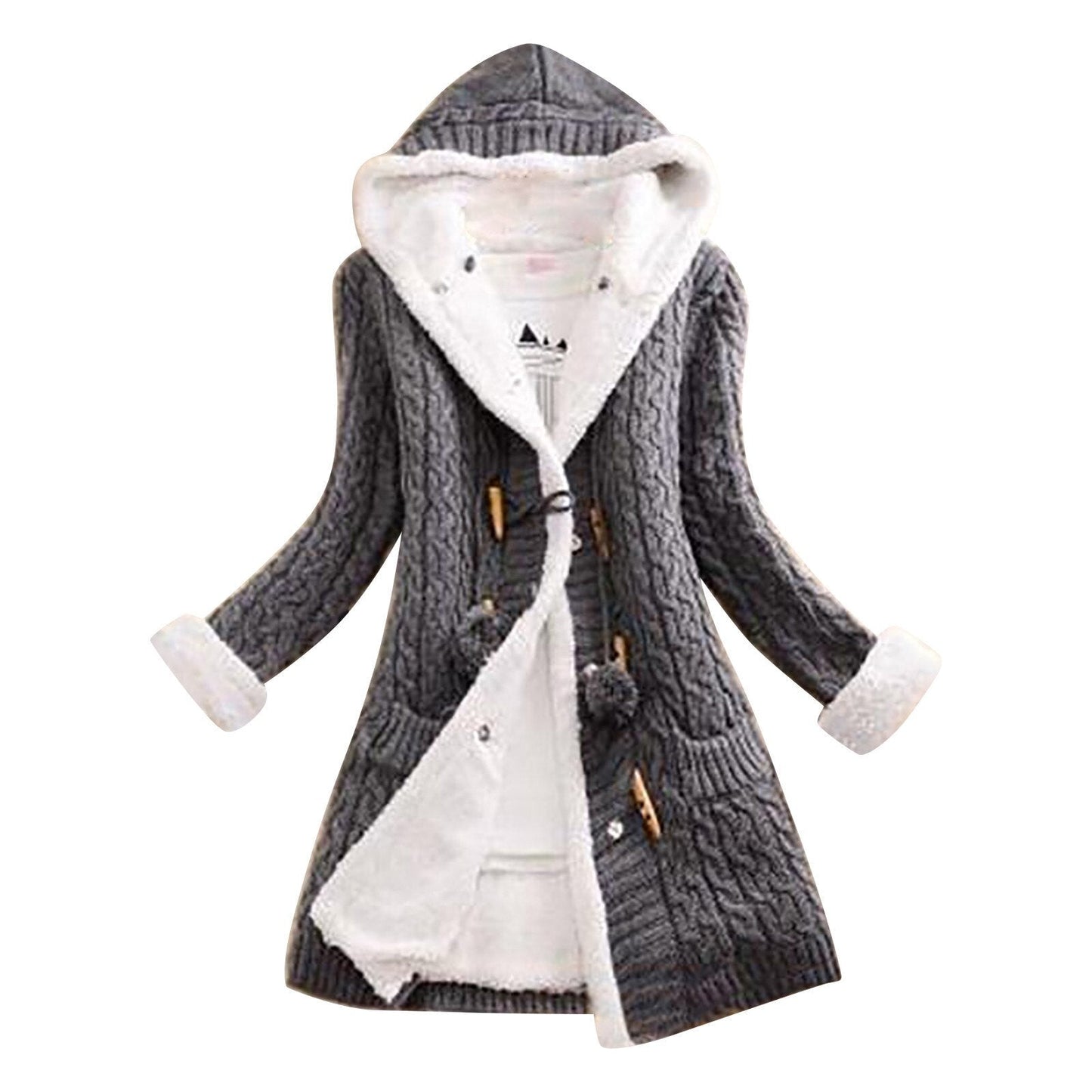 Berg-Feldt | sherpa gefütterte Jacke mit Kapuze