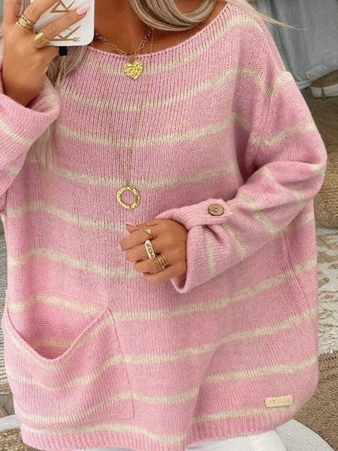 Berg-Feldt | Schicker Gestreifter Pullover