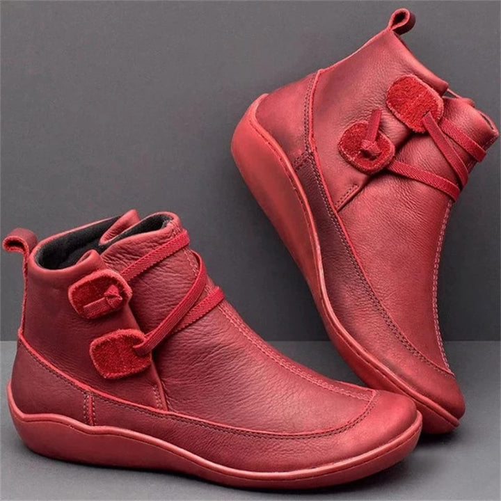 Berg-Feldt | und Warme Damenstiefel Aus Leder