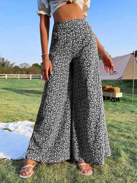 Pantalon FINLEY à imprimé floral