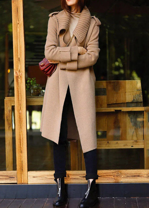 Berg-Feldt | Cardigans amples d'hiver en tricot patchwork de laine pour femmes