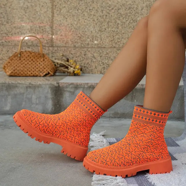 Berg-Feldt | Klobige Stiefeletten für Damen