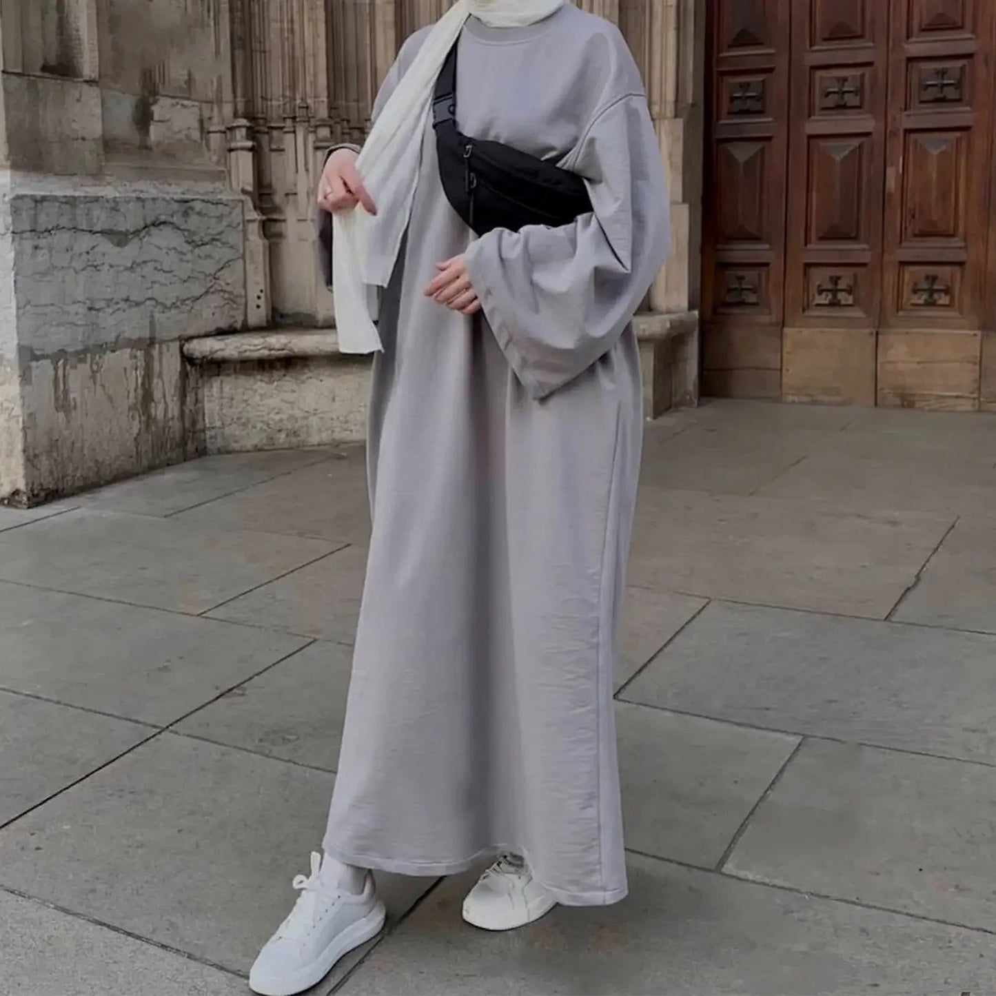 Berg-Feldt Pull Abaya Femme : Confort décontracté au quotidien