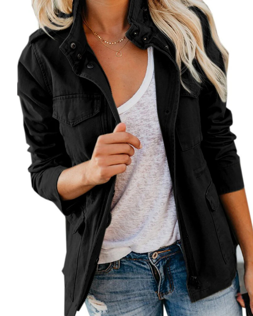 Berg-Feldt | Utility Jacke für Damen, Lässige Größenlänge