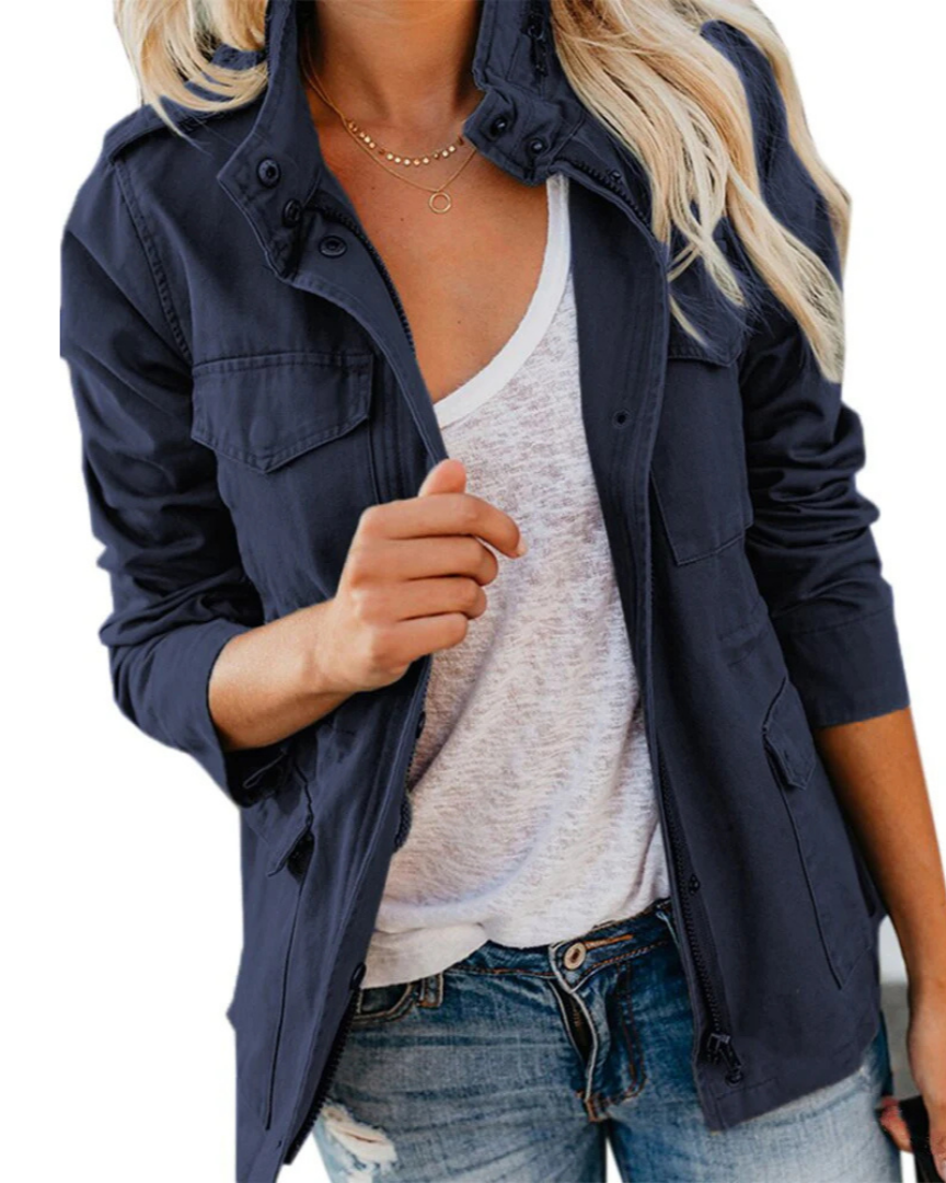 Berg-Feldt | Utility Jacke für Damen, Lässige Größenlänge