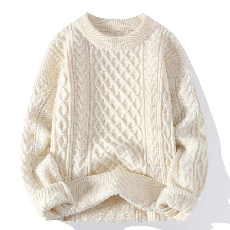 Pull-over classique ample pour hommes