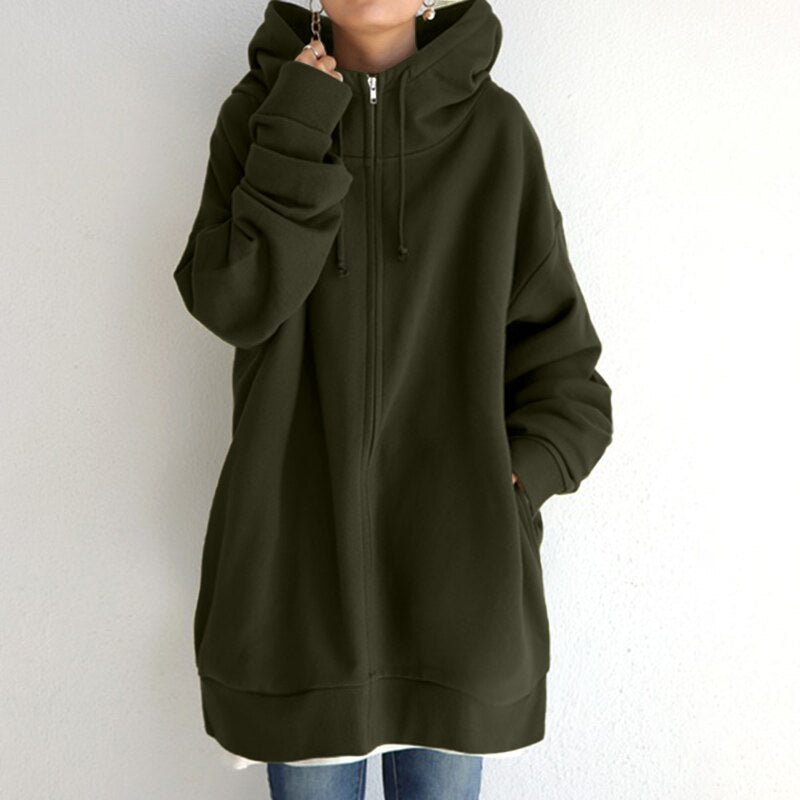 Berg-Feldt | Herbst Hoodie Übergröße Cassandra