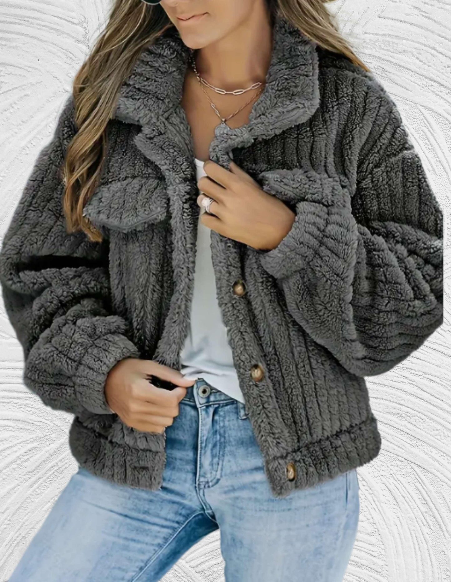 Berg-Feldt | Damen Wolljacke Stilvolle Winter/herbst