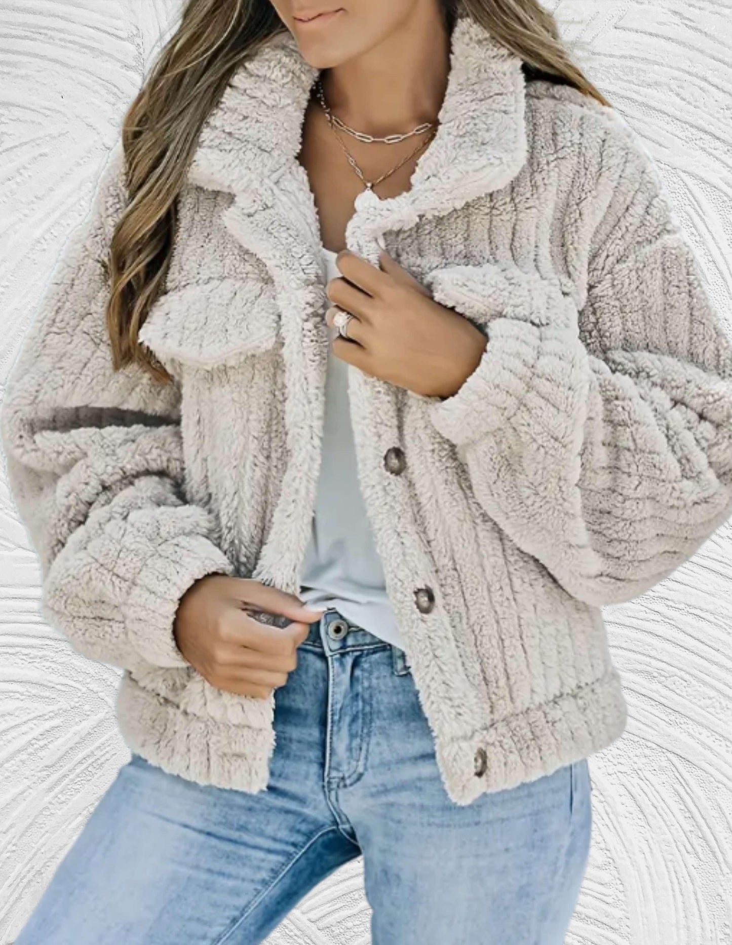 Berg-Feldt | Damen Wolljacke Stilvolle Winter/herbst