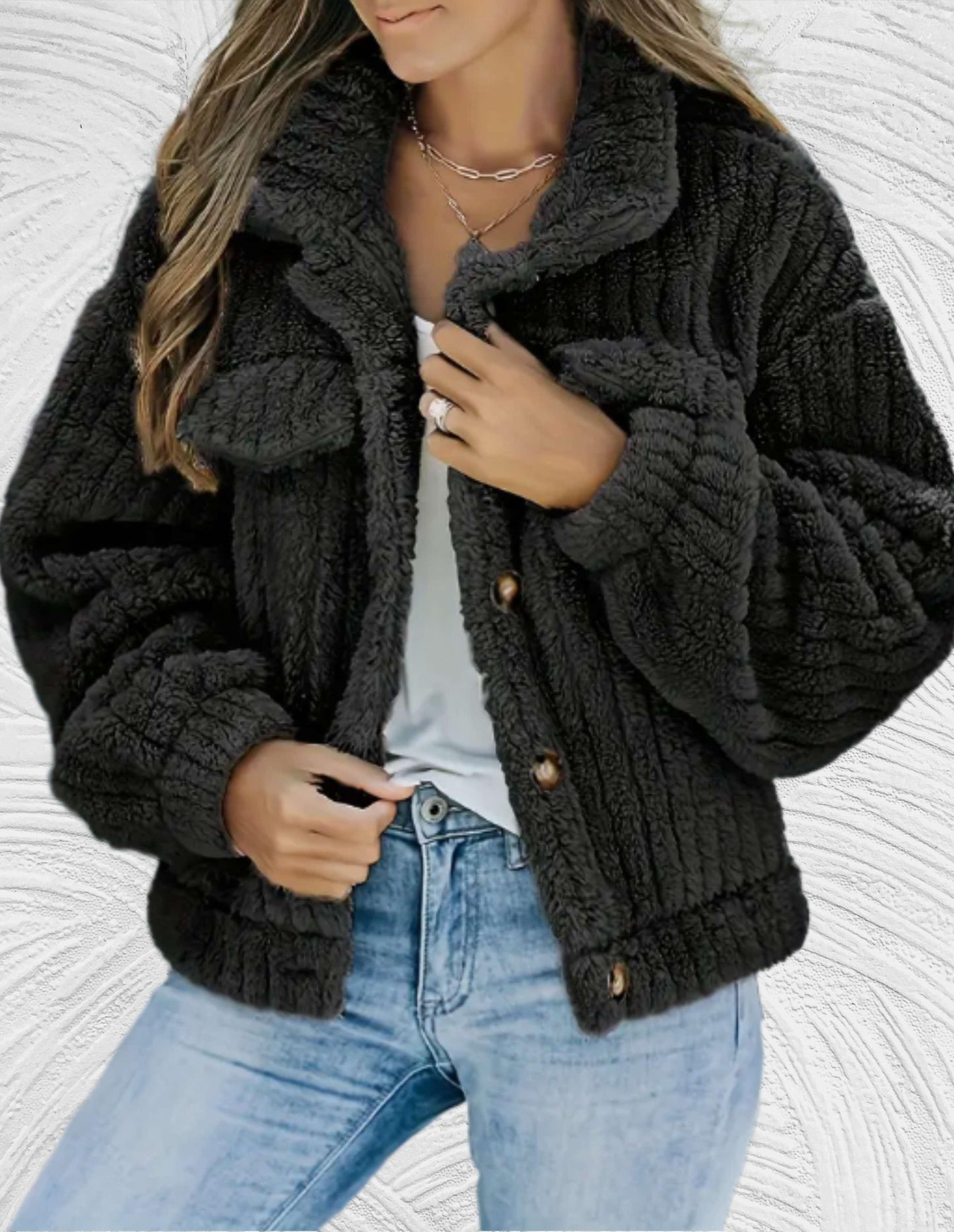 Berg-Feldt | Damen Wolljacke Stilvolle Winter/herbst