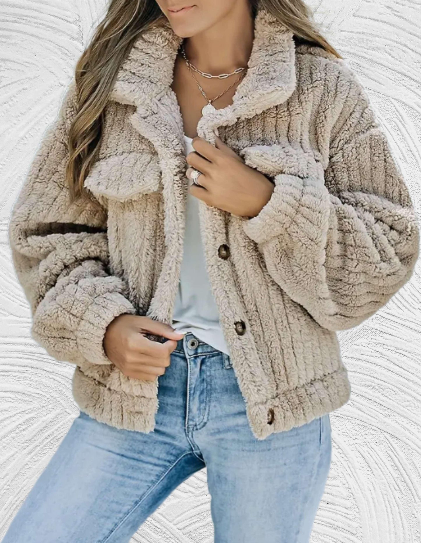 Berg-Feldt | Damen Wolljacke Stilvolle Winter/herbst