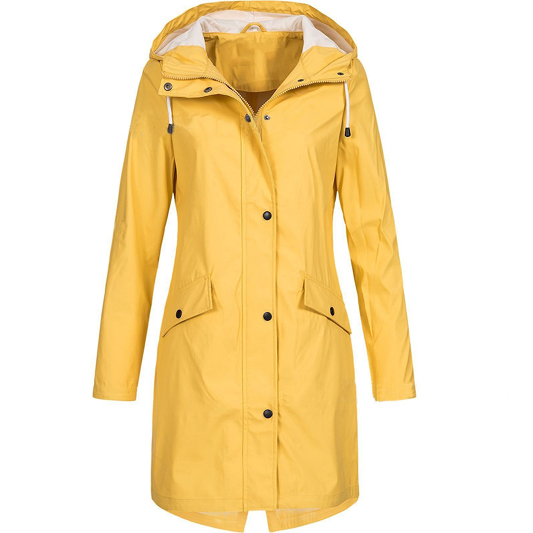 Berg-Feldt | Veste longue imperméable à capuche pour femme