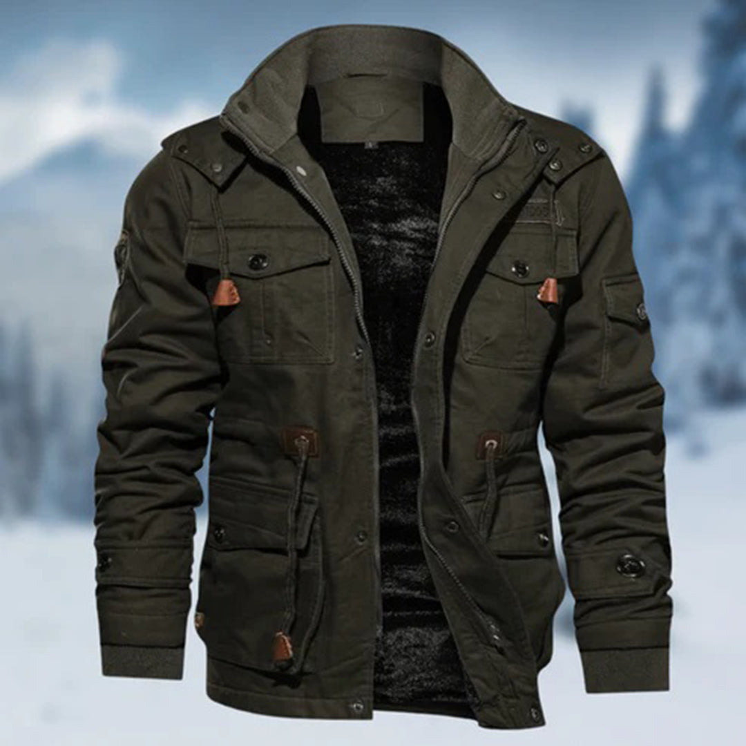 Berg-Feldt | Veste à capuche boutonnée décontractée pour femme Parfaite pour l'automne et l'hiver