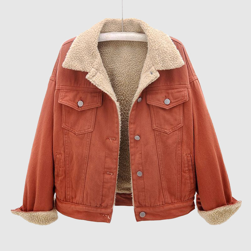 Berg-Feldt | Denimjacke Aus Samt