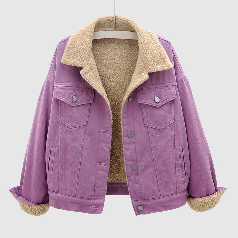 Berg-Feldt | Denimjacke Aus Samt