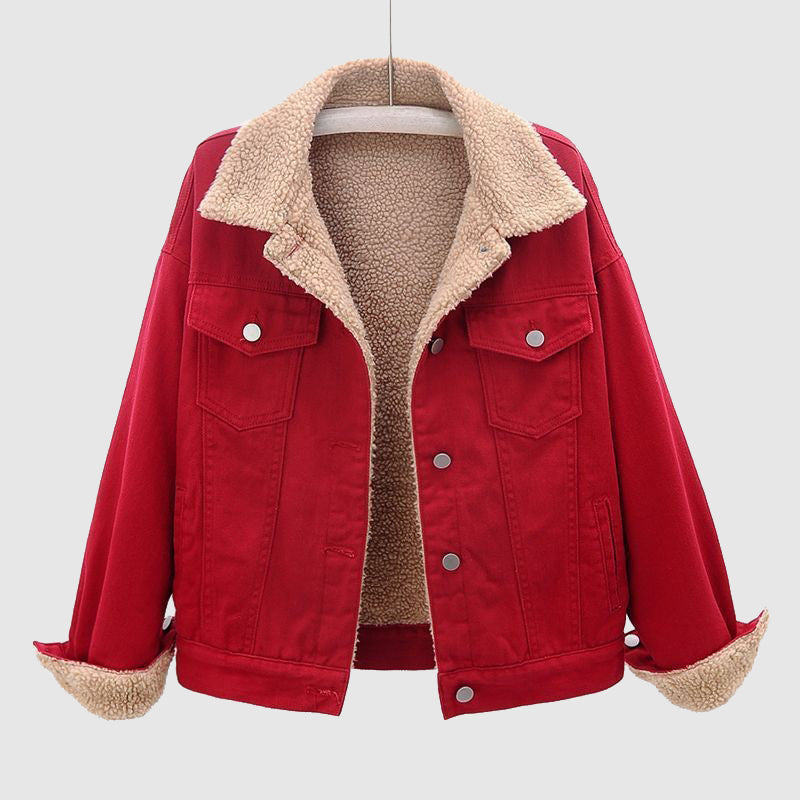 Berg-Feldt | Denimjacke Aus Samt