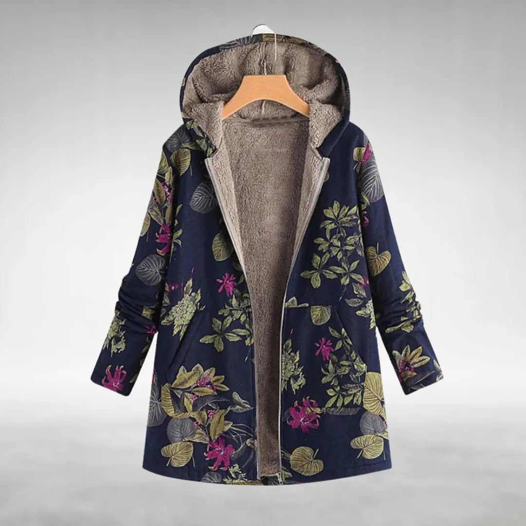 Berg-Feldt | Geblümte Fleecejacke