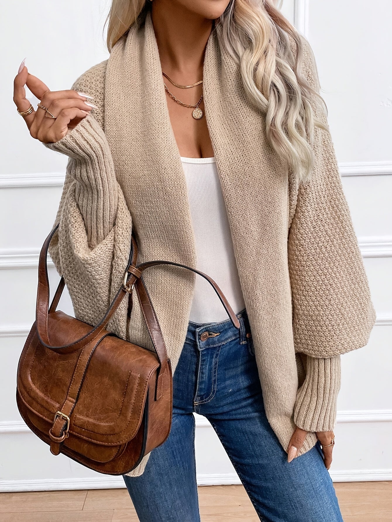 Berg-Feldt | Langärmliger Kaschmir Cardigan für Frauen, Perfekt für Den Herbst