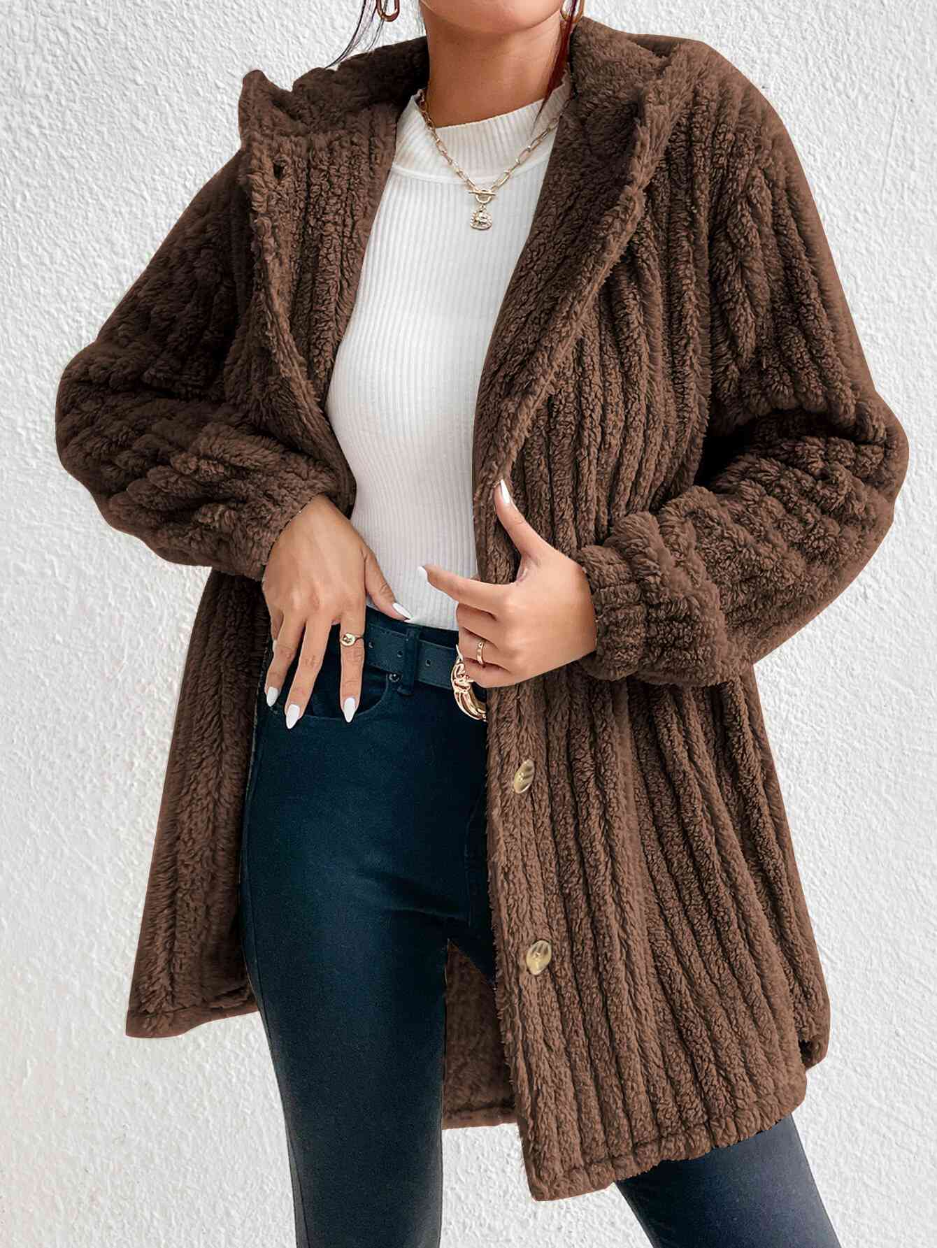 Berg-Feldt | Manteau à capuche boutonnée