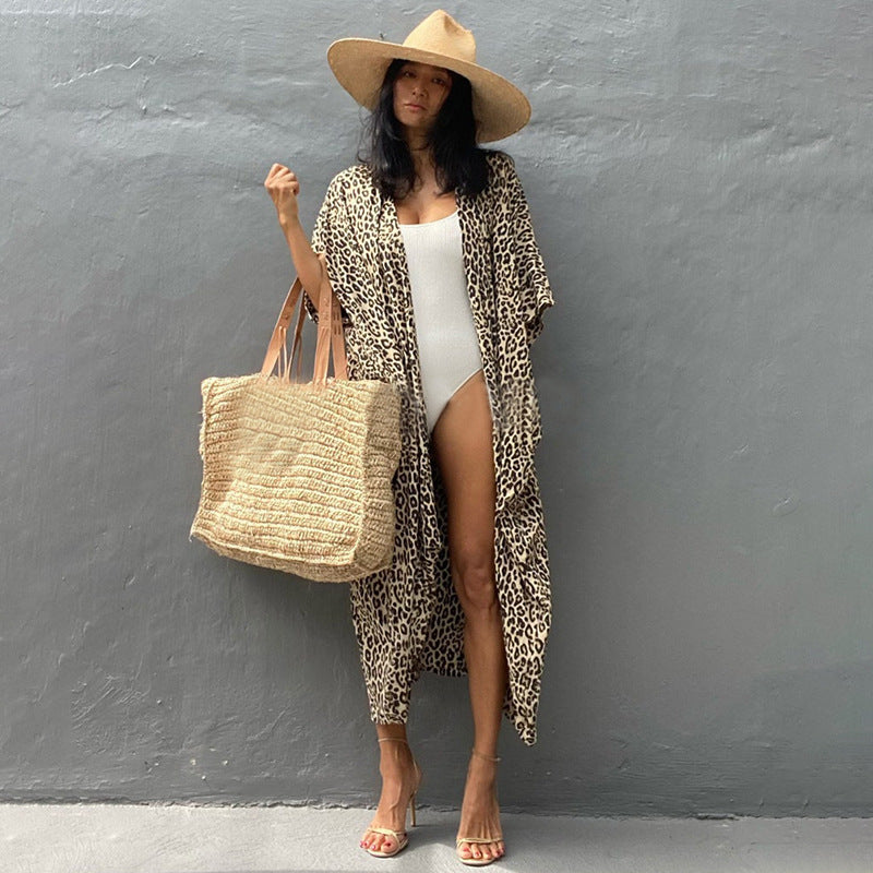 Berg-Feldt | Glamouröse Sonnenschutz Resort Strandkleid Cover Up