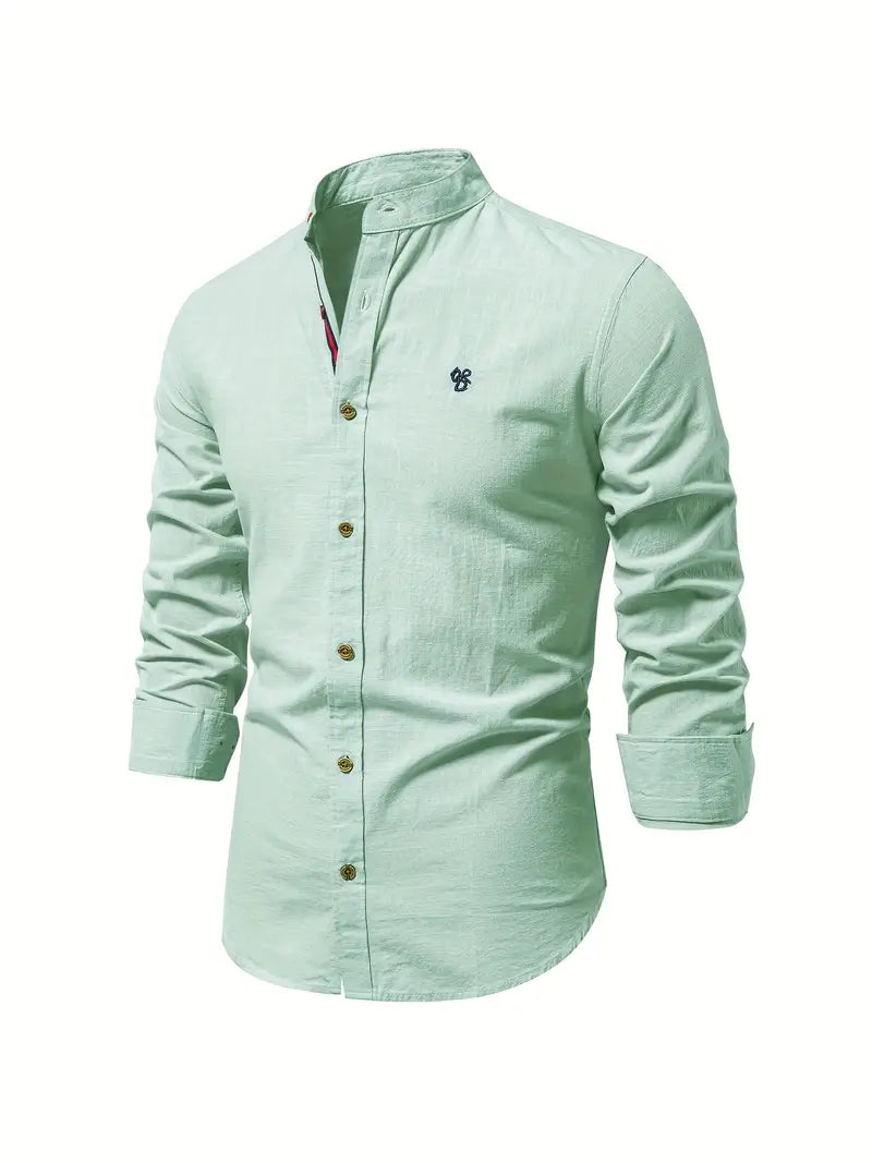 Benjamin : chemise à manches longues boutonnée pour le printemps