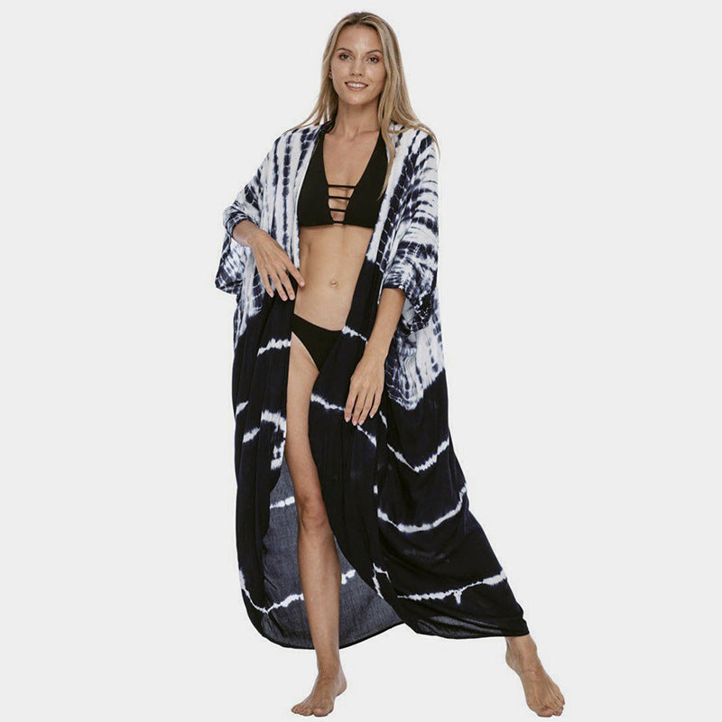 Berg-Feldt | Glamouröse Sonnenschutz Resort Strandkleid Cover Up