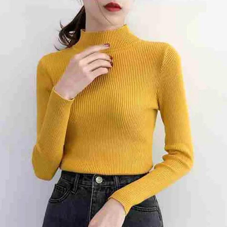 Berg-Feldt | gerippter Wollpullover für Damen