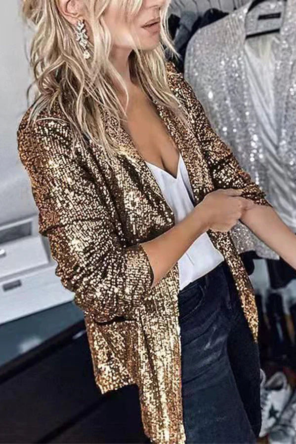 Berg-Feldt | Blazer à revers et paillettes