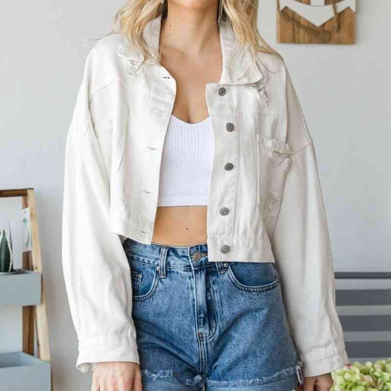 Berg-Feldt | Veste en jean contemporaine à col