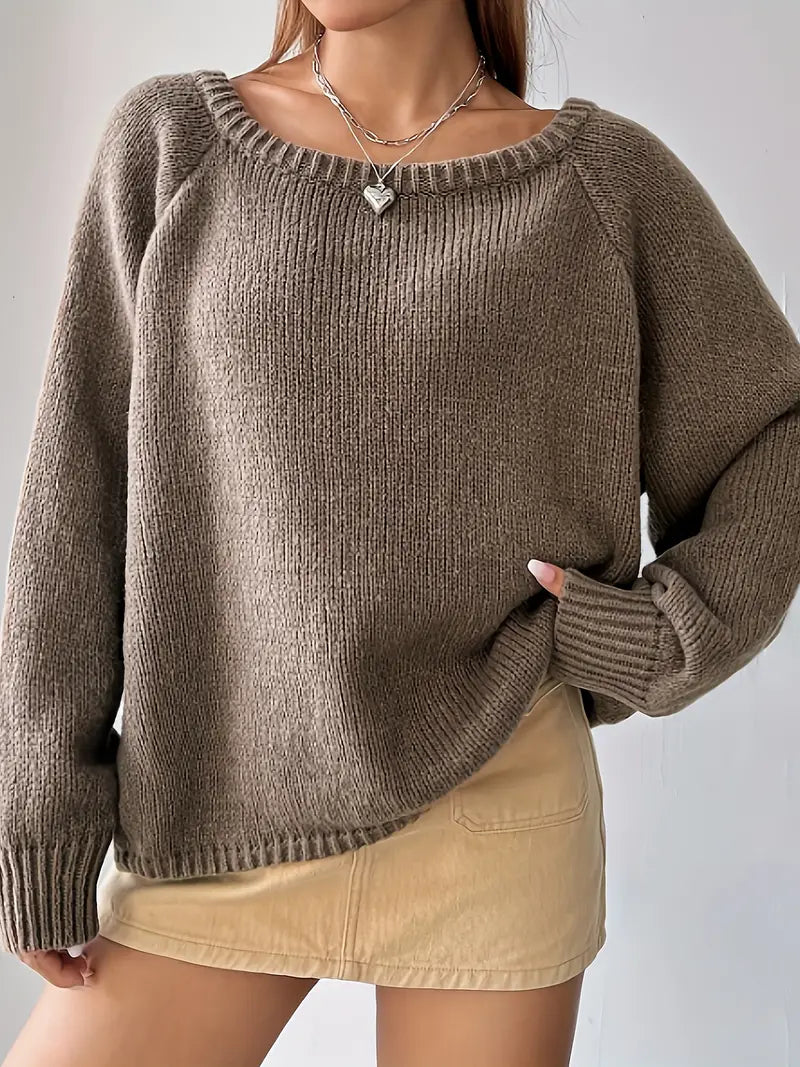 Berg-Feldt | Rundhalsausschnitt Raglanärmel Pullover
