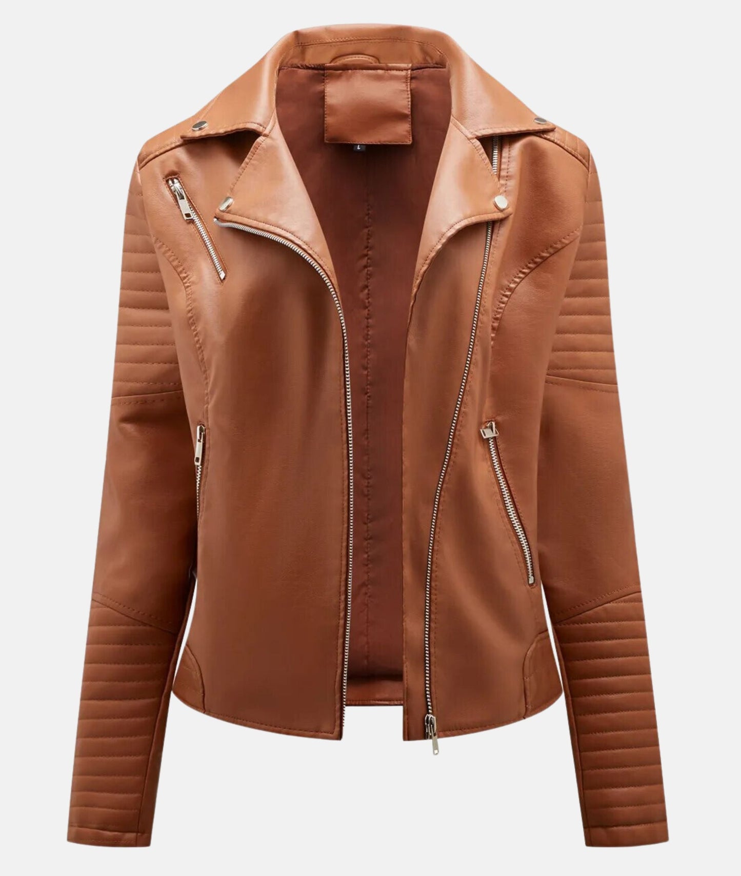 Berg-Feldt | Veste Biker Femme en Similicuir