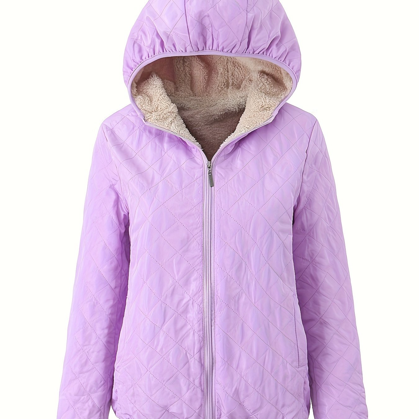 Berg-Feldt | Steppjacke mit Kapuze und Reißverschluss