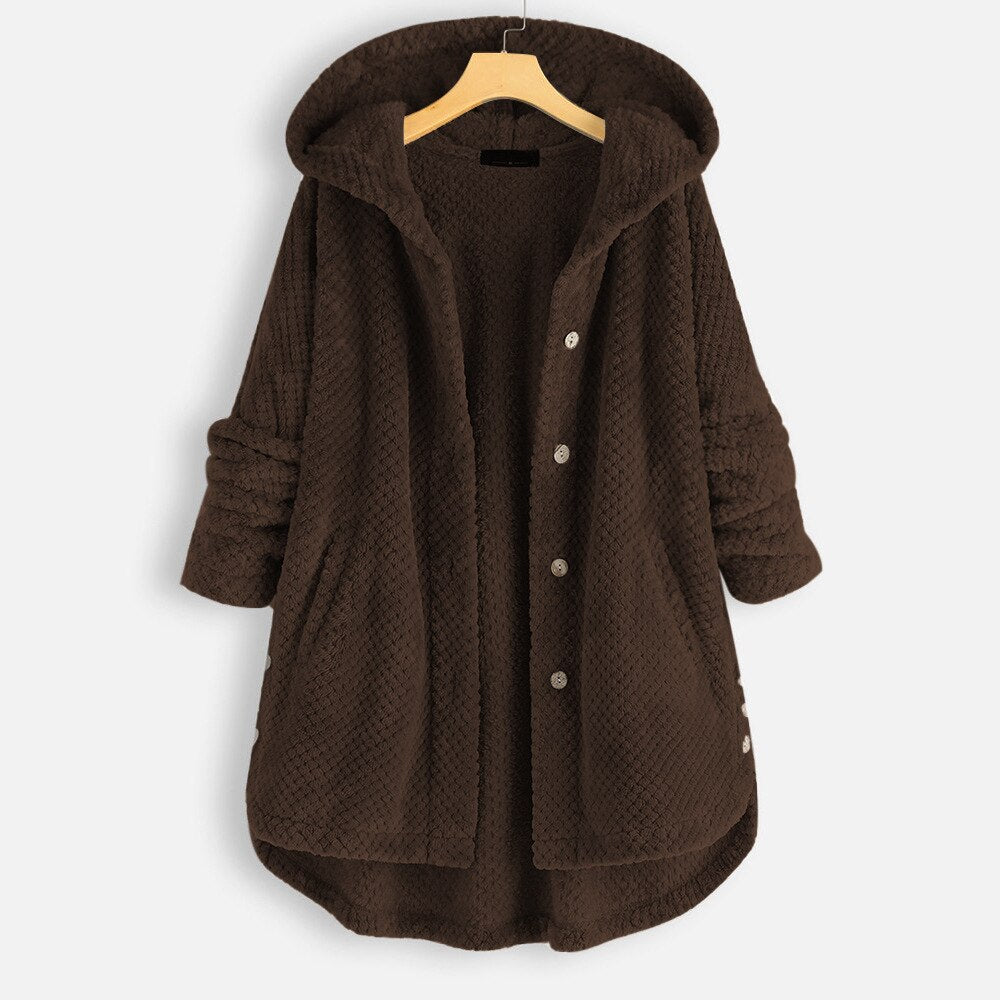Veste à capuche grande taille pour femme – Modèle Arabella