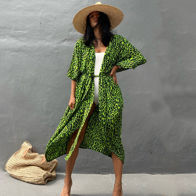 Berg-Feldt | Glamouröse Sonnenschutz Resort Strandkleid Cover Up