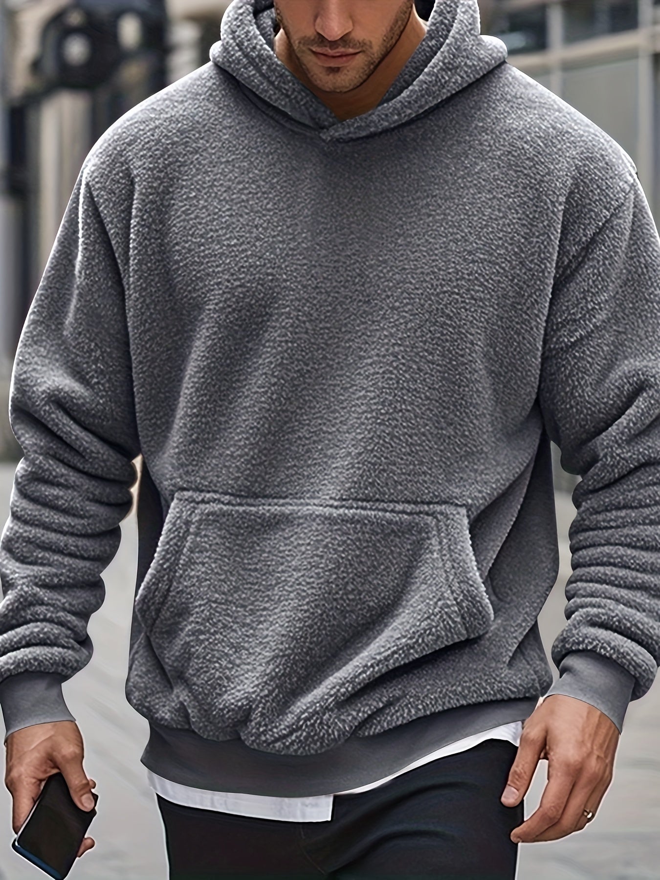 Berg-Feldt | Hoodie en polaire douce, polyester, confort et style
