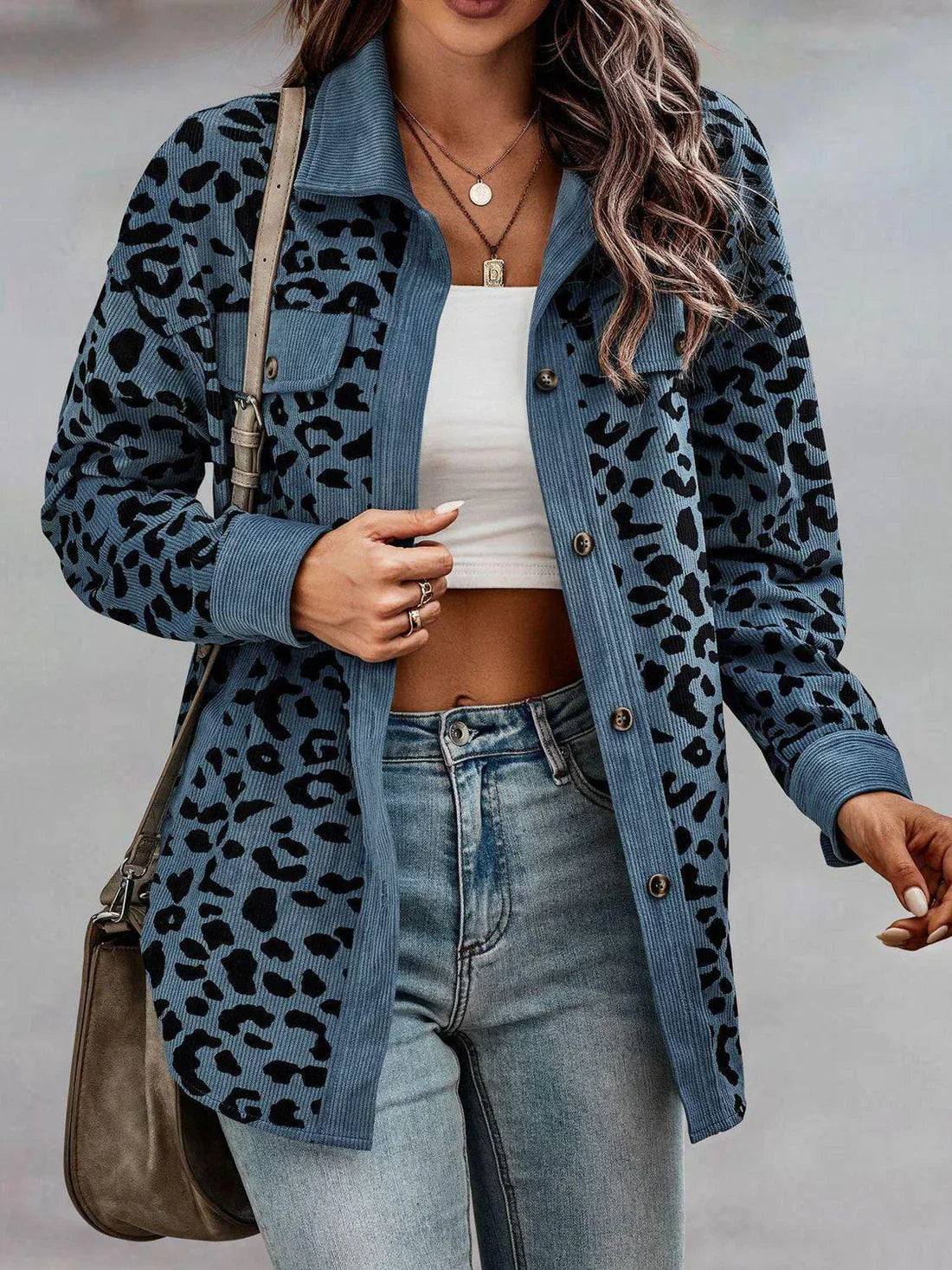 Veste Bridget imprimé léopard