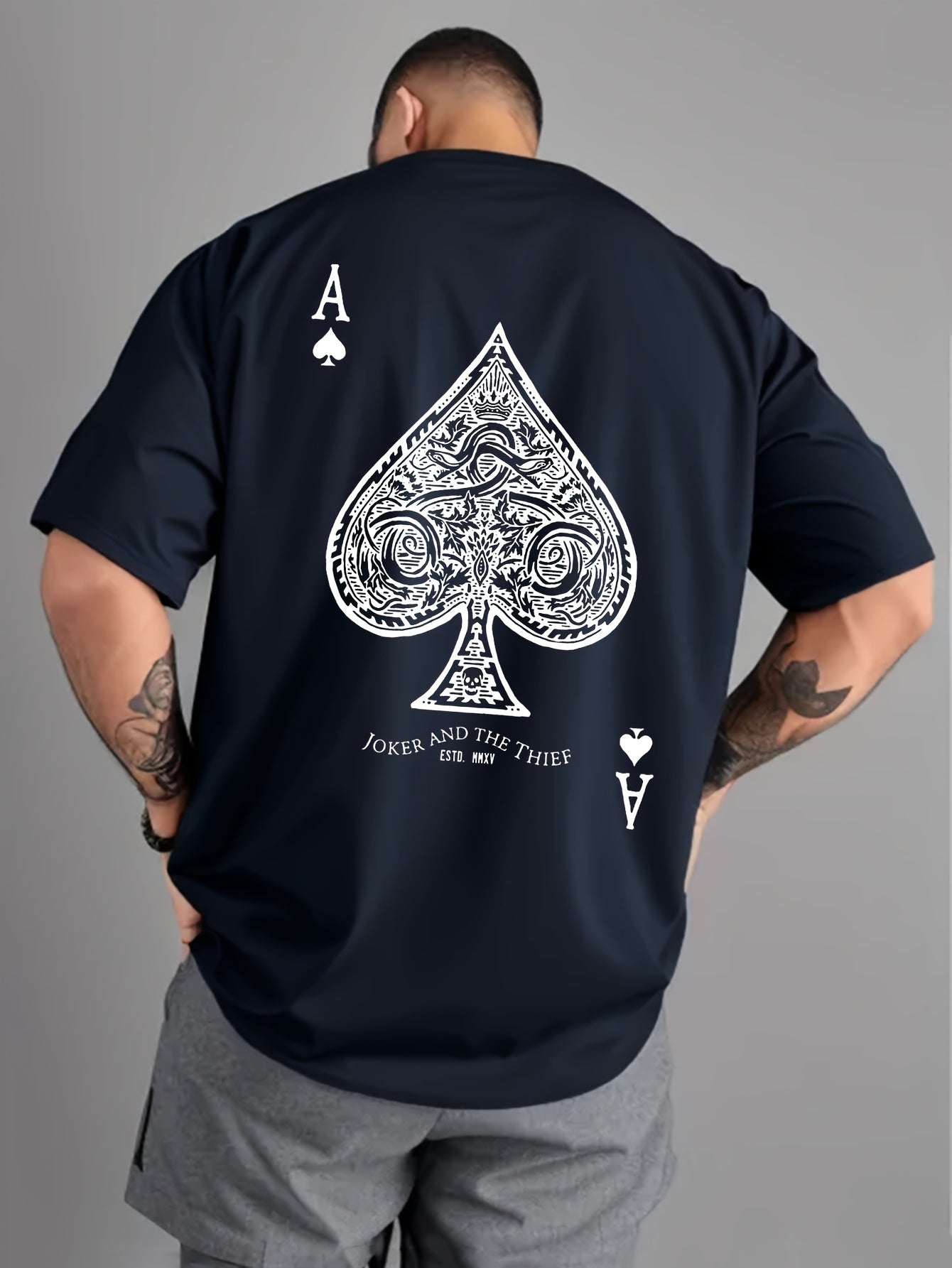 T-shirt d'été berg-feldt imprimé As de Pique Vendanges