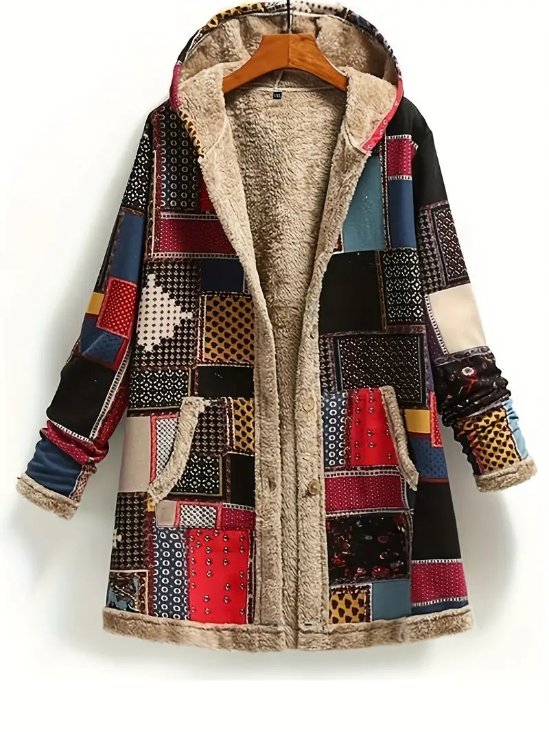 Berg-Feldt | Retro Patchwork Winterjacke