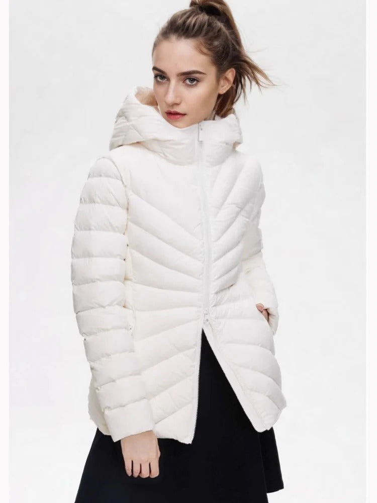 Berg-Feldt | Leichte gesteppte Jacke mit Kapuze