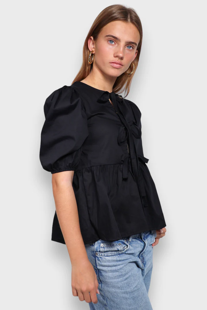 Blouse pour femme avec nœud – Modèle Daniela