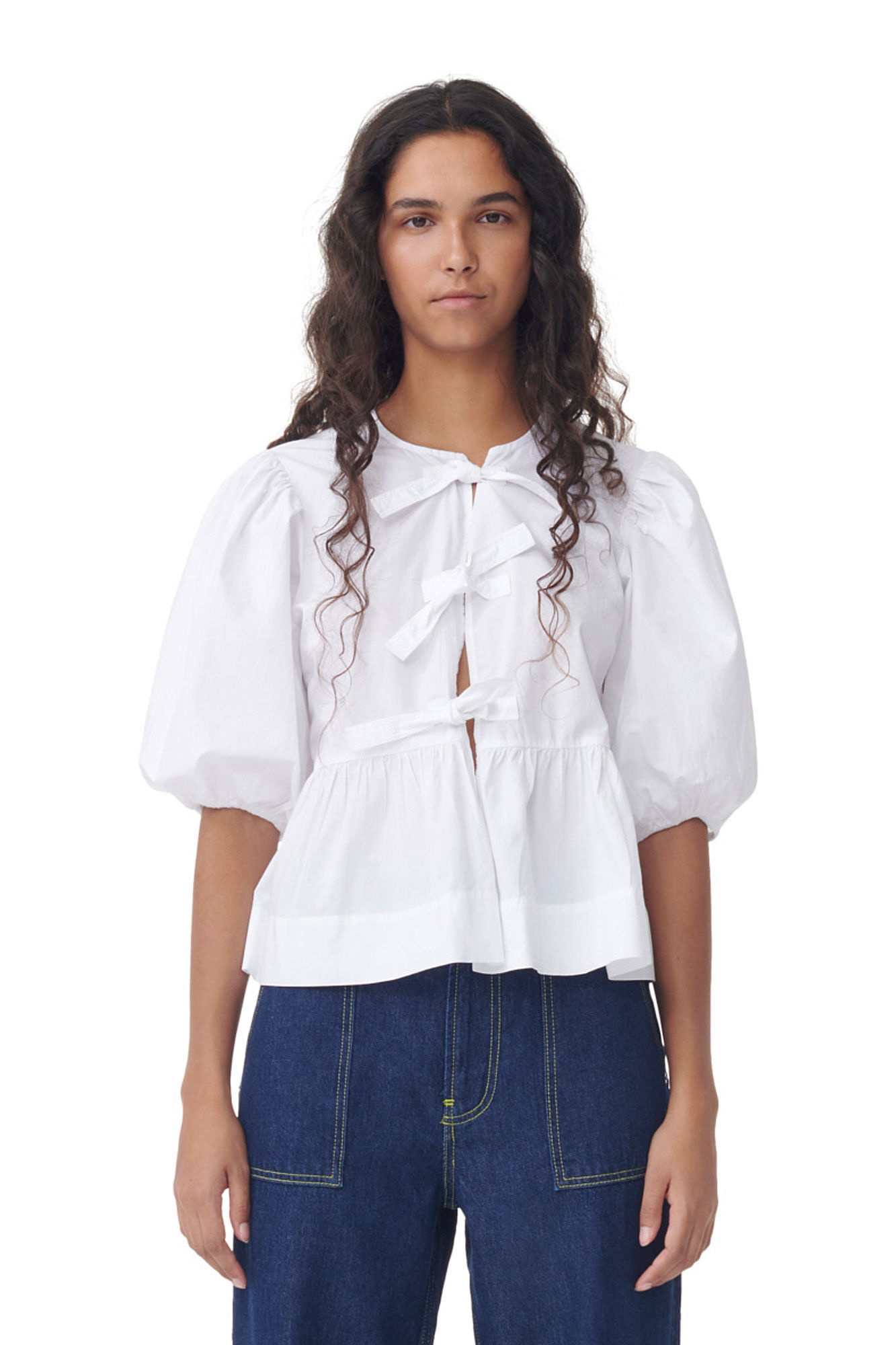 Blouse pour femme avec nœud – Modèle Daniela