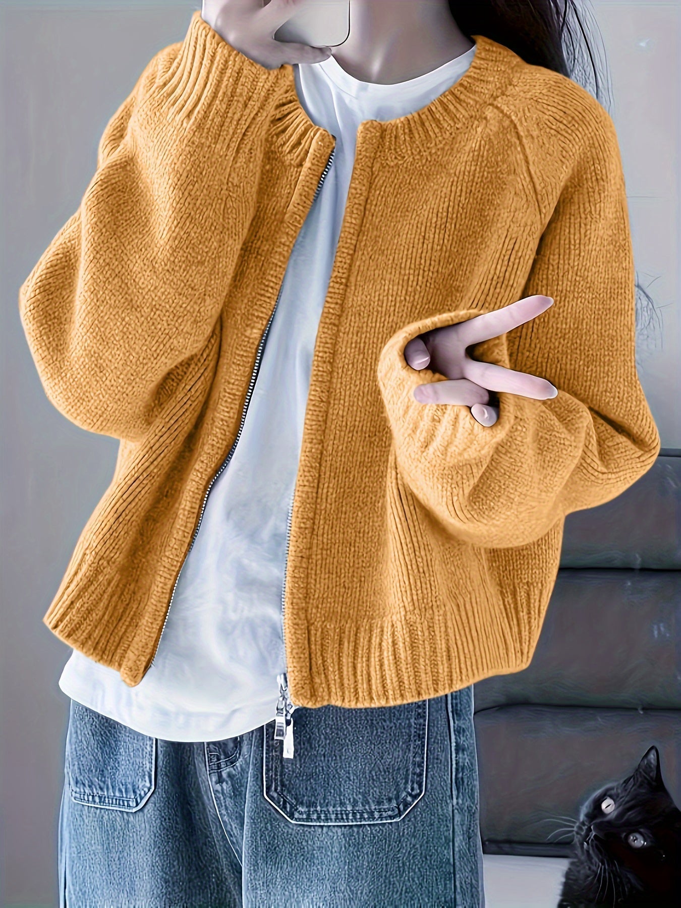Berg-Feldt | Legere Damen-Strickjacke