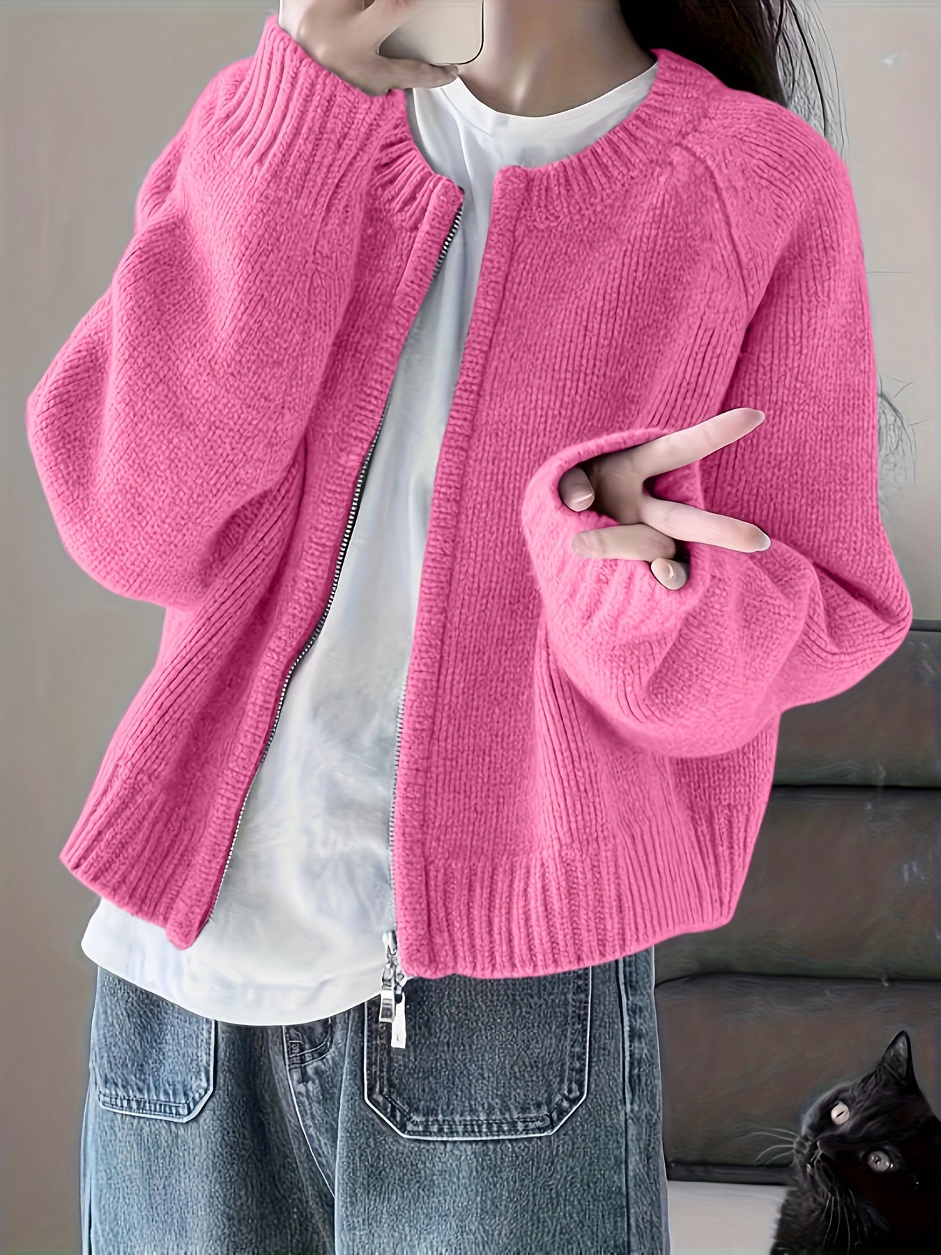 Berg-Feldt | Legere Damen-Strickjacke