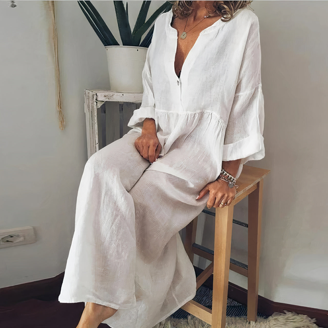 Vesta Blouse Dress