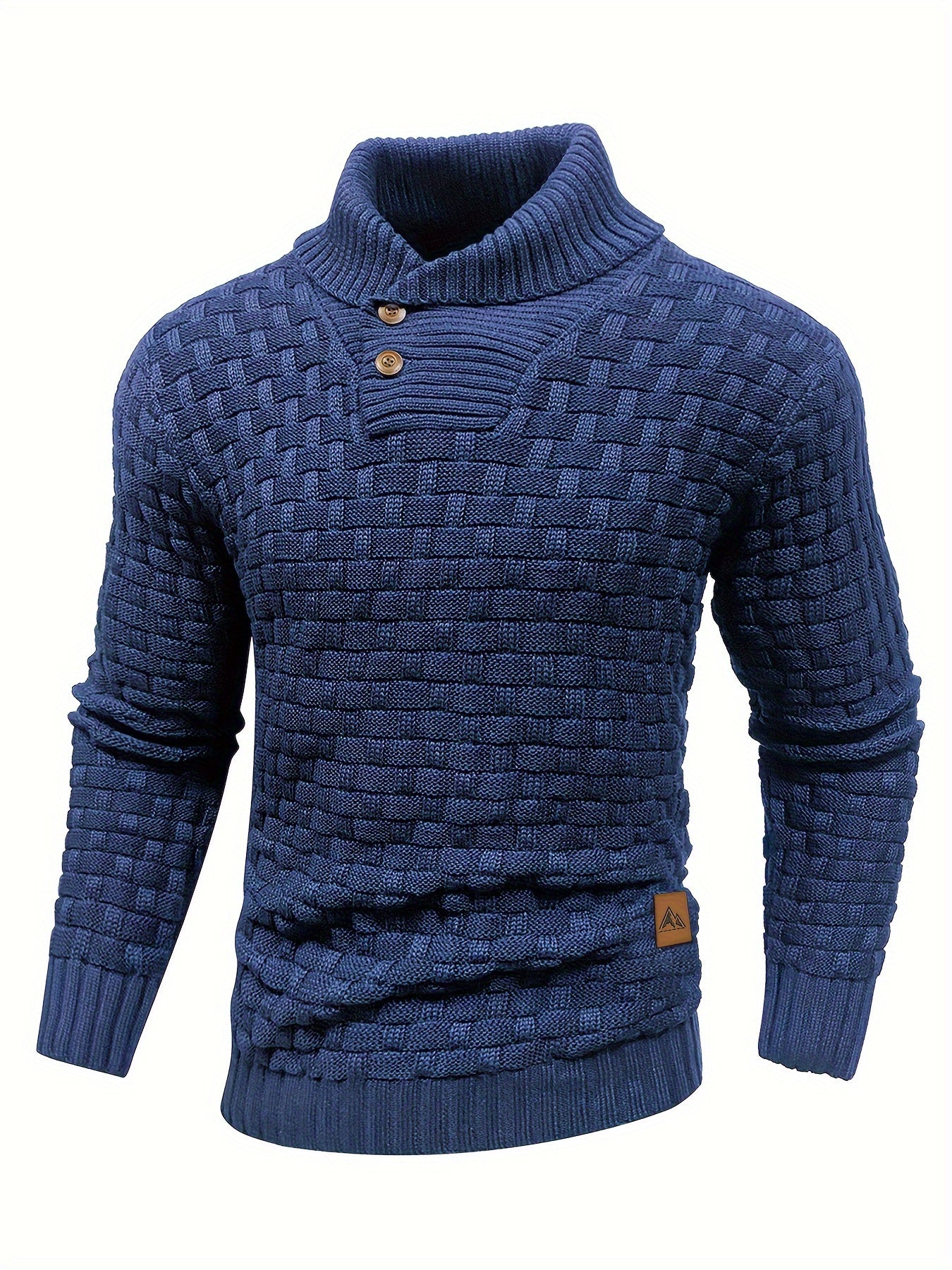 Berg-Feldt | Strickpullover mit Geflochtenem Muster Klassisch und Bequem Perfekt für Den Alltag